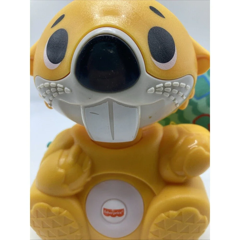 Fisher Price Linkimals Boppin Beaver Musical Light Up Learning Toy Tested Works